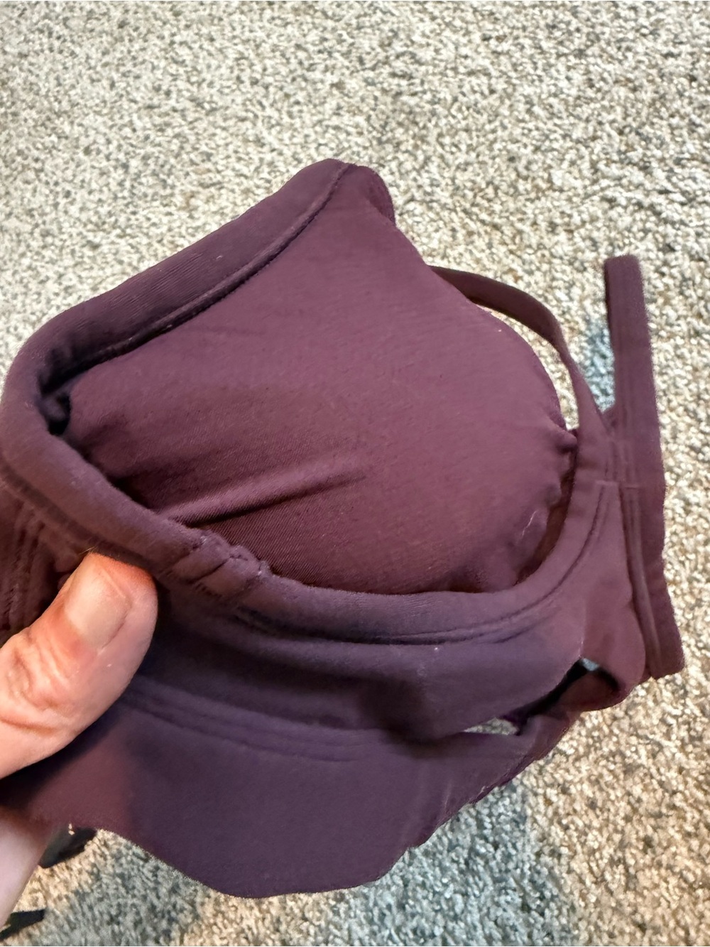 Athleta Maroon Sports Bra & Leggings Set - Picture 10 of 13